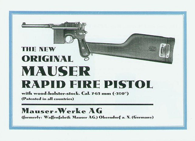 Mauser M712 Schnellfeuer Factory Manual.Ref.#01ms